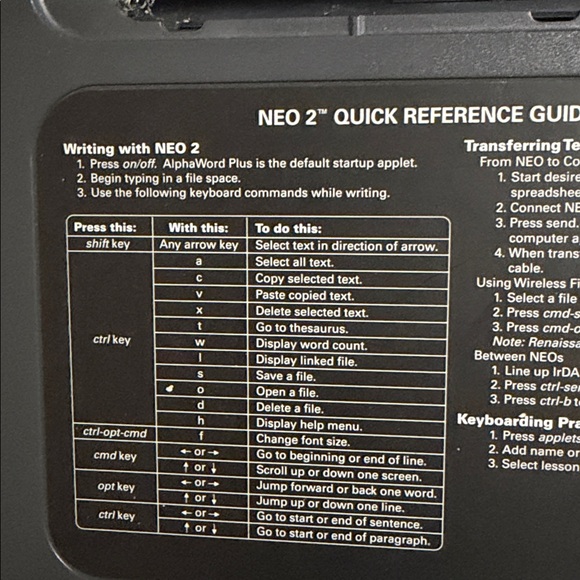 Neo2 AlphaSmart Keyboard - Picture 5 of 14